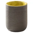 Composição de armário de banheiro amarelo com acessórios incluídos - Carolie Viadurini