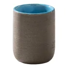 Composição de armário de banheiro independente incluindo acessórios azuis - Carolie Viadurini