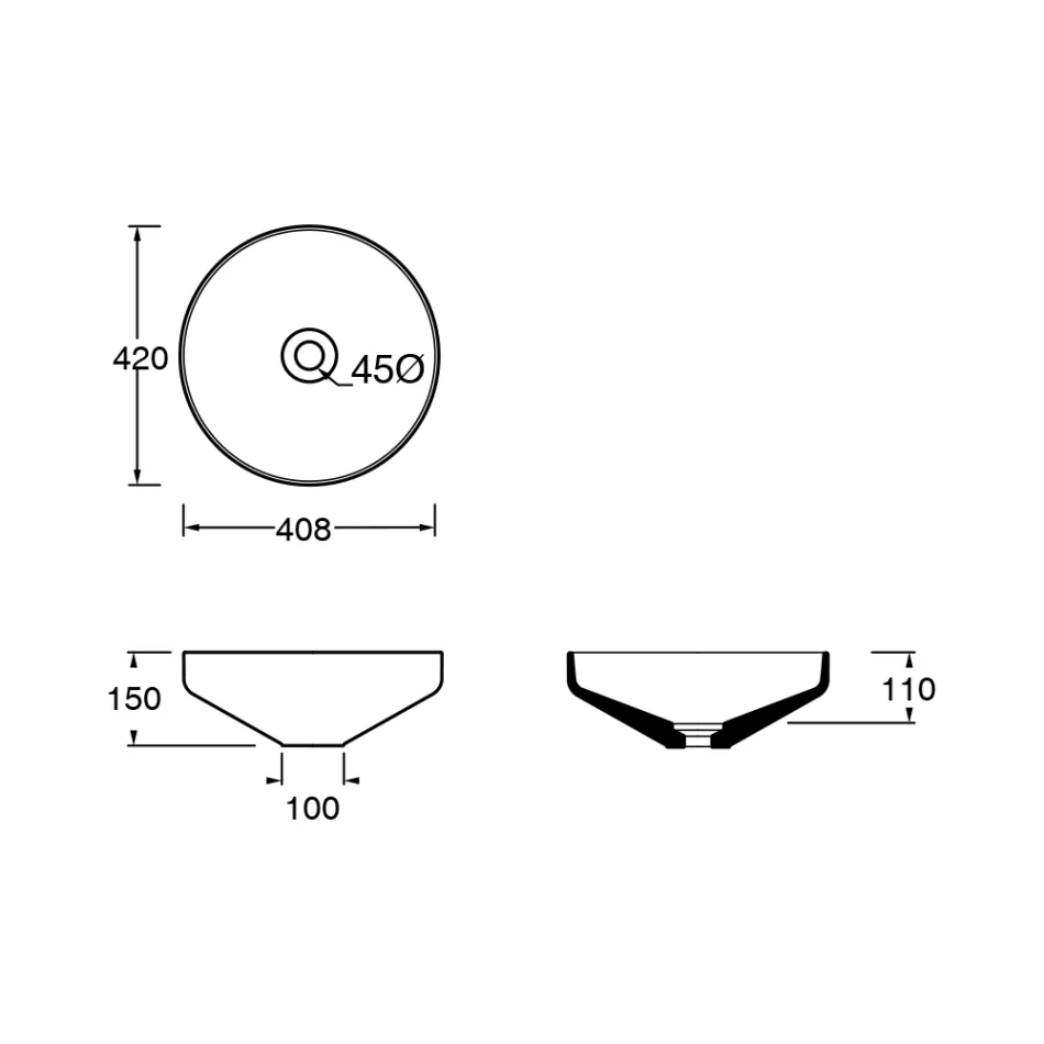 Composição de Armário de Banheiro com Lavatório, Base e Espelho Made in Italy - Hoscar Viadurini