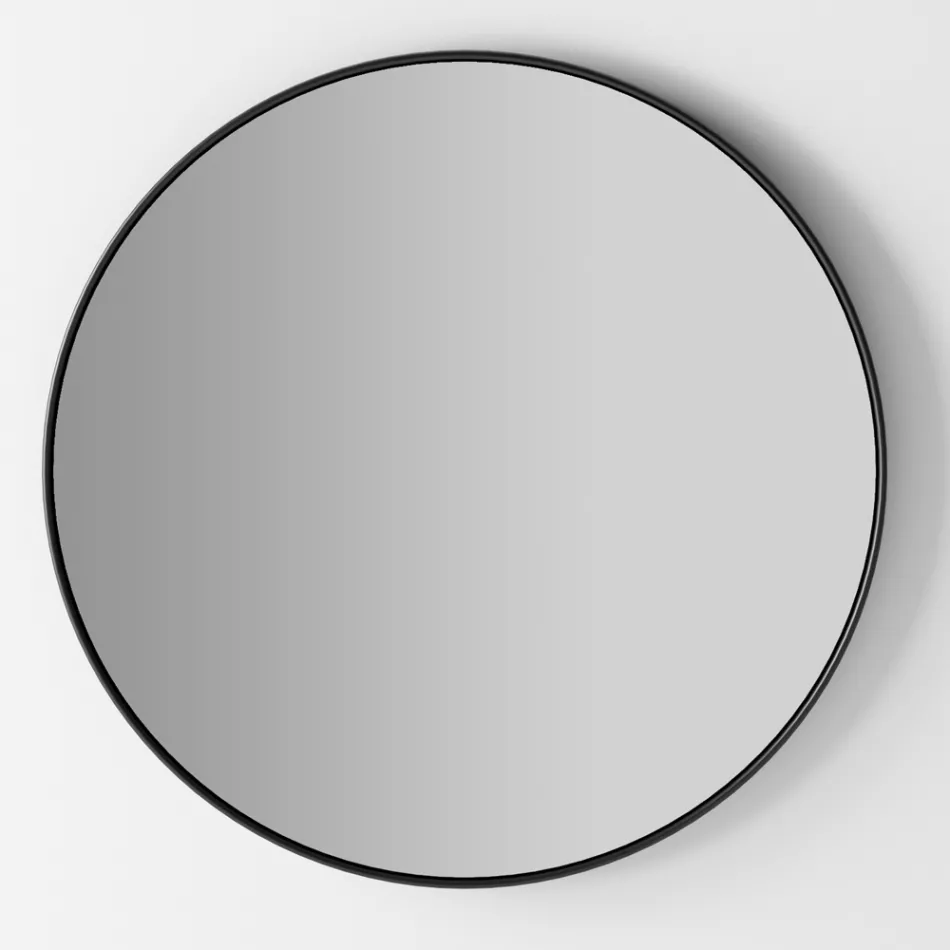 Composição de Armário de Banheiro com Lavatório, Base e Espelho Made in Italy - Hoscar Viadurini