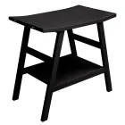 Composição de armário de banheiro preto com prateleira grande e acessórios - Patryk Viadurini