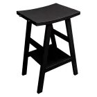 Composição de armário de banheiro preto completo com espelho e acessórios - Maryse Viadurini