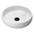 Composição de armário de banheiro preto completo com espelho e acessórios - Maryse Viadurini