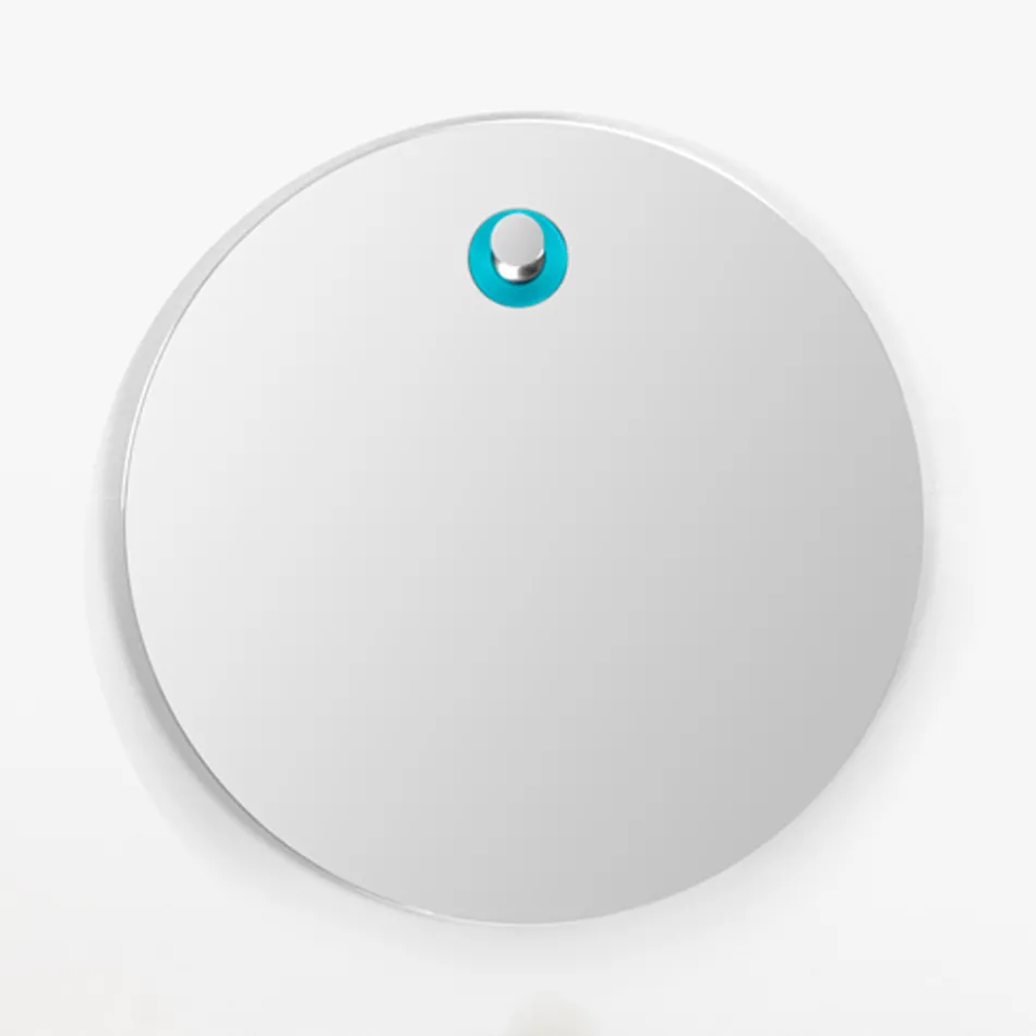 Composição de móveis de banheiro de piso com gaveta de design azul - Georges Viadurini