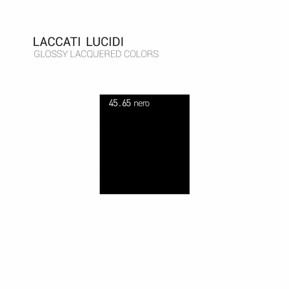 Feliz madeira lacada moderna suspensa composição de móveis de casa de banho Viadurini