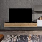 Composição dos móveis da sala e móvel de TV em MDF Made in Italy - Hedda Viadurini