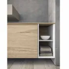 Composição de móveis de banheiro modernos e suspensos, Made in Italy Design - Callisi1 Viadurini