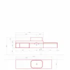 Composição moderna e suspensa de móveis de banheiro de design - Callisi2 Viadurini