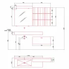 Composição para Banheiro Suspenso e Design Moderno Made in Italy - Farart9 Viadurini