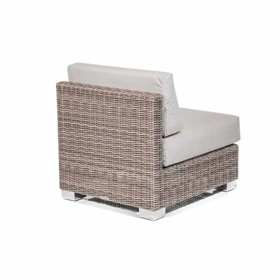 Composição de lugares ao ar livre com estrutura tecida à mão Rita Viadurini