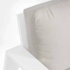 Composição da sala de estar externa em alumínio com almofadas de tecido - Yoshi Viadurini