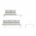 Composição de Sala de Estar Externa em Tecido Alumínio e Homemotion - Francine Viadurini