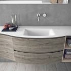 Composição de design suspenso, móveis de banheiro de design moderno - Callisi5 Viadurini