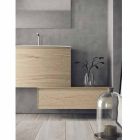 Composição Suspensa e Moderna para Banheiro, Made in Italy Design - Callisi4 Viadurini