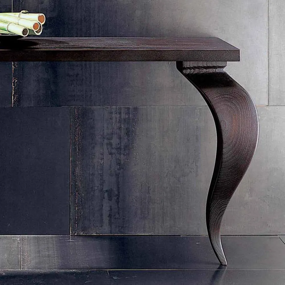 Console de design moderno de luxo em madeira maciça, L150xP150cm, Tino Viadurini