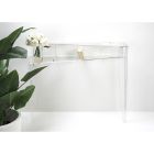 Console de parede em Plexiglass Piano Design Transparente - Valeria Viadurini