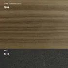 Console Extensível 150 cm em Metal e Melamina Fabricado na Itália - Aba Viadurini