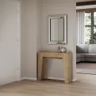 Console extensível até 181 cm em Melamina Essence Made in Italy - Castello Viadurini