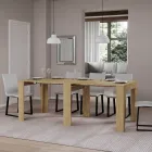 Console extensível até 211 cm em melamina em essência Made in Italy - Incantesimo Viadurini