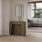 Console extensível até 211 cm em melamina em essência Made in Italy - Incantesimo Viadurini