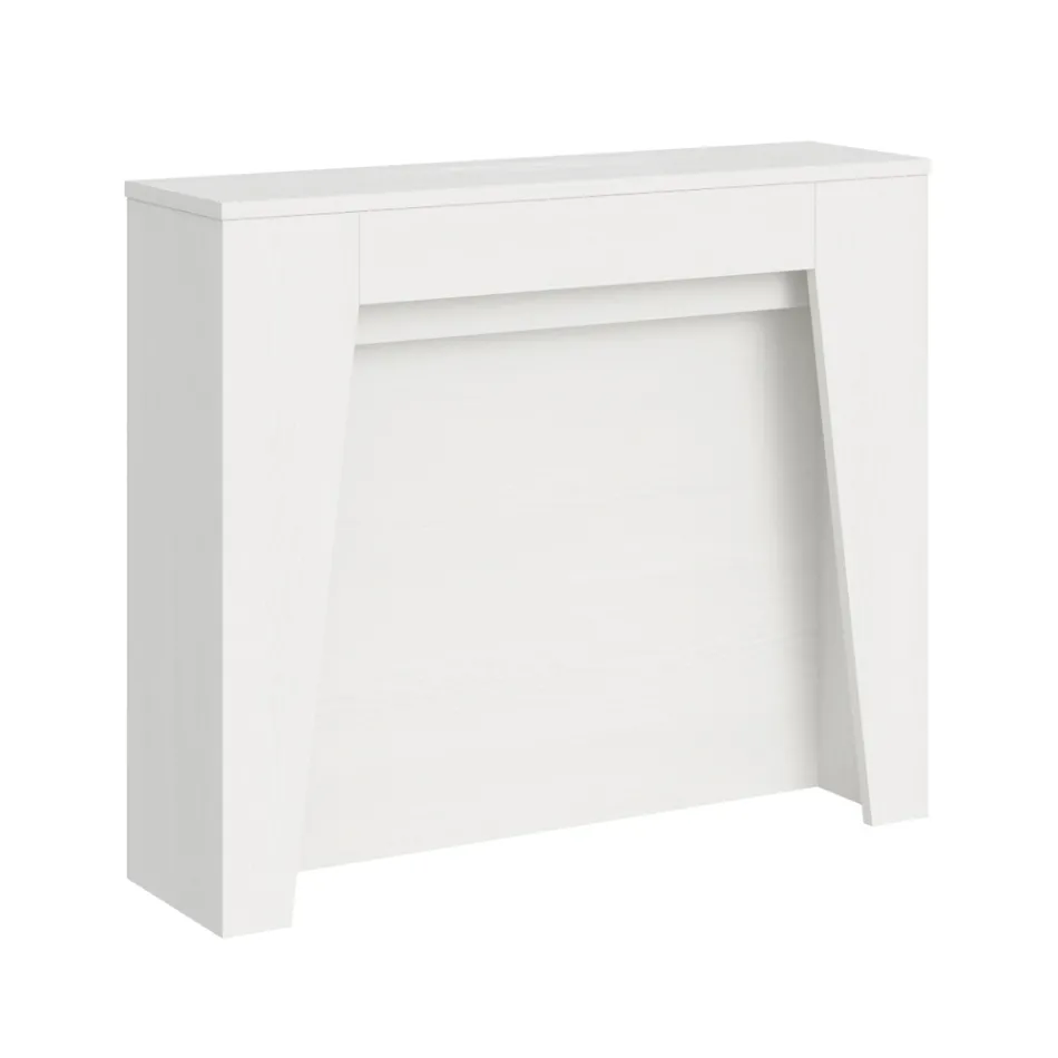 Console extensível até 211 cm em melamina em essência Made in Italy - Incantesimo Viadurini
