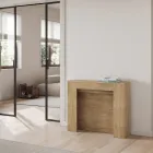 Console extensível até 211 cm em painéis de melamina Made in Italy - Principessa Viadurini
