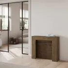 Console extensível até 211 cm em painéis de melamina Made in Italy - Principessa Viadurini