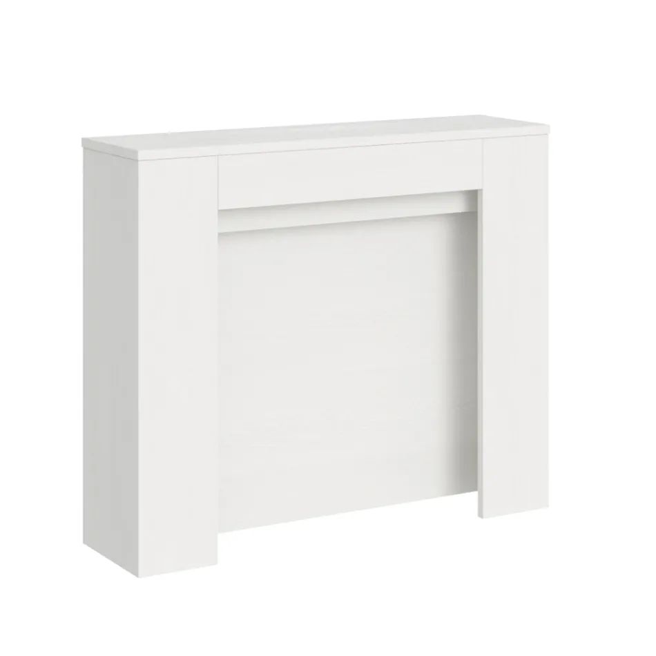 Console extensível até 211 cm em painéis de melamina Made in Italy - Principessa Viadurini