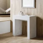 Console extensível até 299 cm com extensões internas fabricadas na Itália - Ampulheta Viadurini