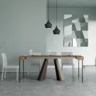 Console Extensível até 300 cm com Pernas com Acabamento Bear Made in Italy - Destino Viadurini