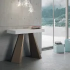 Console Extensível até 300 cm com Pernas com Acabamento Bear Made in Italy - Destino Viadurini