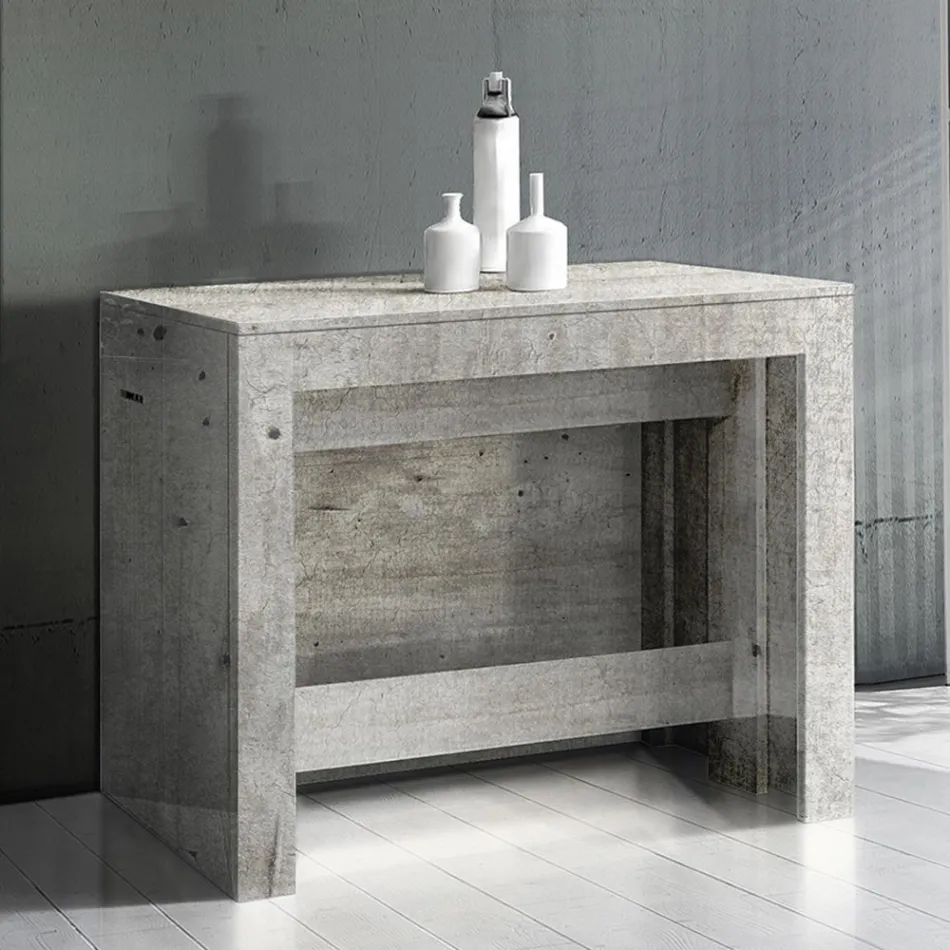 Console extensível a 300 cm da entrada ou sala de estar em madeira - Katharina Viadurini