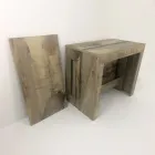 Console extensível a 300 cm da entrada ou sala de estar em madeira - Katharina Viadurini