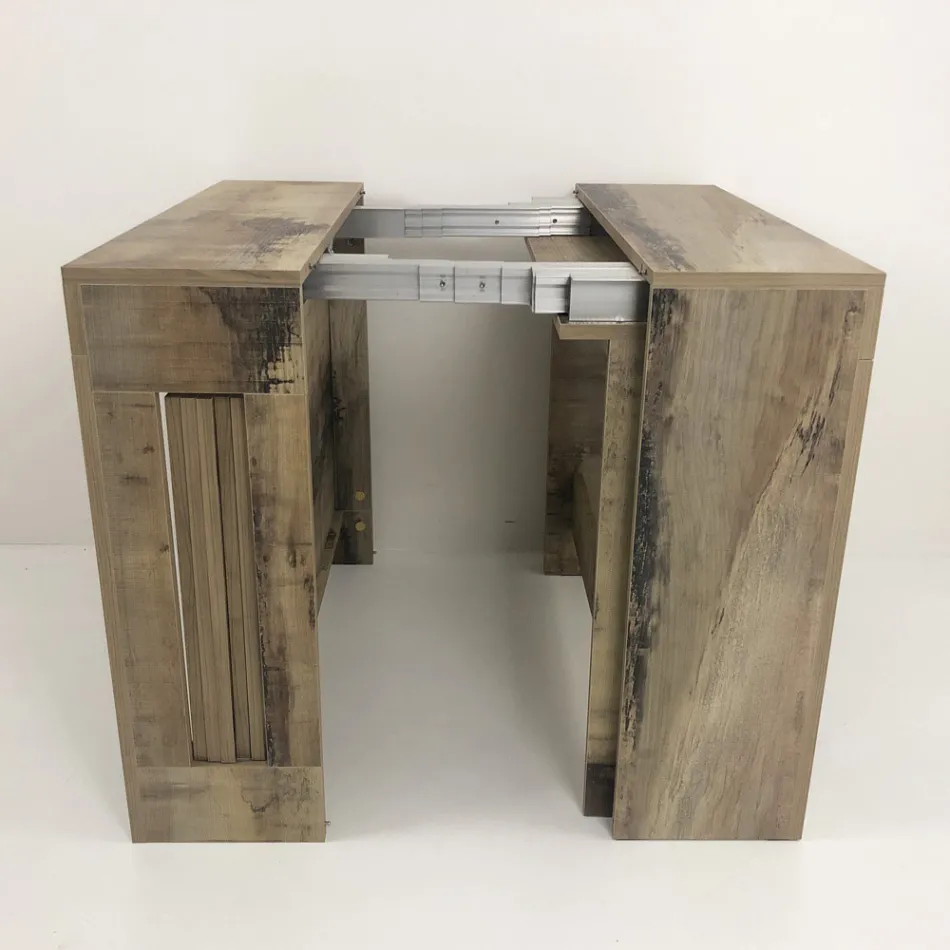 Console extensível a 300 cm da entrada ou sala de estar em madeira - Katharina Viadurini