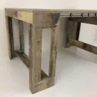 Console extensível a 300 cm da entrada ou sala de estar em madeira - Katharina Viadurini