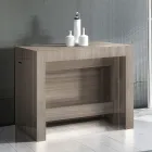 Console extensível a 300 cm da entrada ou sala de estar em madeira - Katharina Viadurini