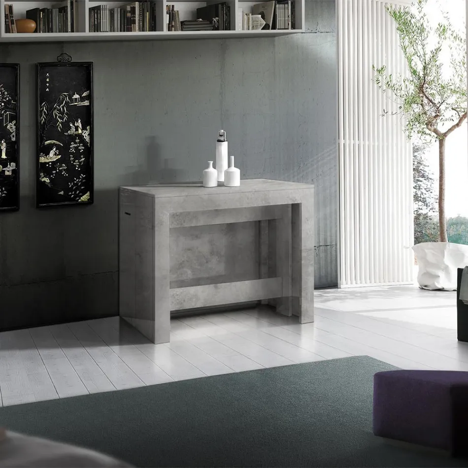 Console extensível a 300 cm da entrada ou sala de estar em madeira - Katharina Viadurini