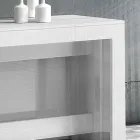 Console extensível a 300 cm da entrada ou sala de estar em madeira - Katharina Viadurini