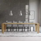 Consola Extensível até 300 cm em Madeira Made in Italy - Trono Viadurini