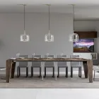 Console extensível disponível em 2 tamanhos diferentes Fabricado na Itália - Grifone Viadurini