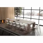 Console que se estende até 295 cm em dobradura em forma de U Uri Viadurini