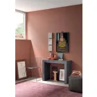 Console extensível de até 290 cm com tampo de madeira feito na Itália - Seregno Viadurini