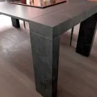 Console extensível de até 290 cm com tampo de madeira feito na Itália - Seregno Viadurini