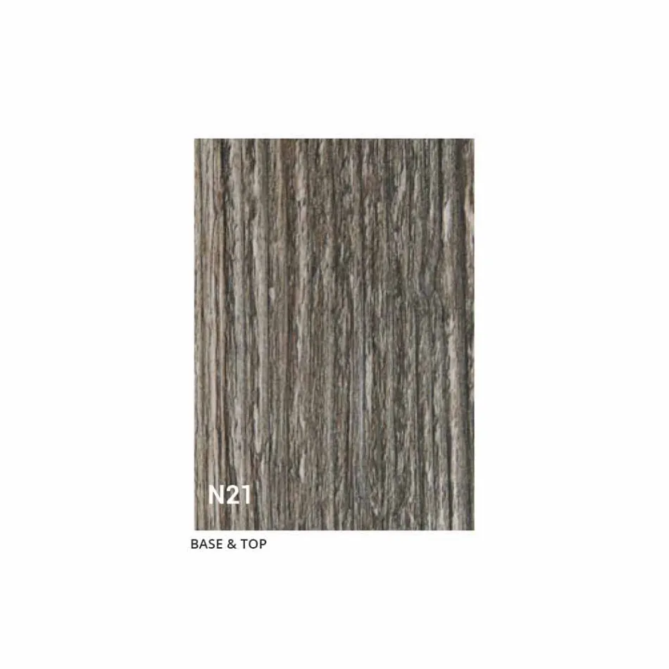 Console extensível de até 290 cm com tampo de madeira feito na Itália - Seregno Viadurini