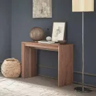 Console extensível até 295 cm em Madeira Design Made in Italy - Temocle Viadurini