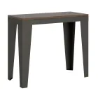 Consola extensível até 300 cm em micropartículas de madeira Made in Italy – Flamber Viadurini