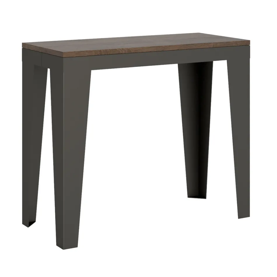 Consola extensível até 300 cm em micropartículas de madeira Made in Italy – Flamber Viadurini