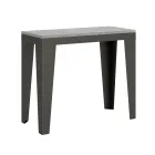 Consola extensível até 300 cm em micropartículas de madeira Made in Italy – Flamber Viadurini