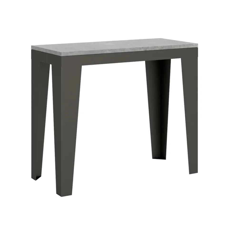 Consola extensível até 300 cm em micropartículas de madeira Made in Italy – Flamber Viadurini