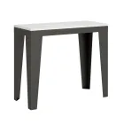 Consola extensível até 300 cm em micropartículas de madeira Made in Italy – Flamber Viadurini